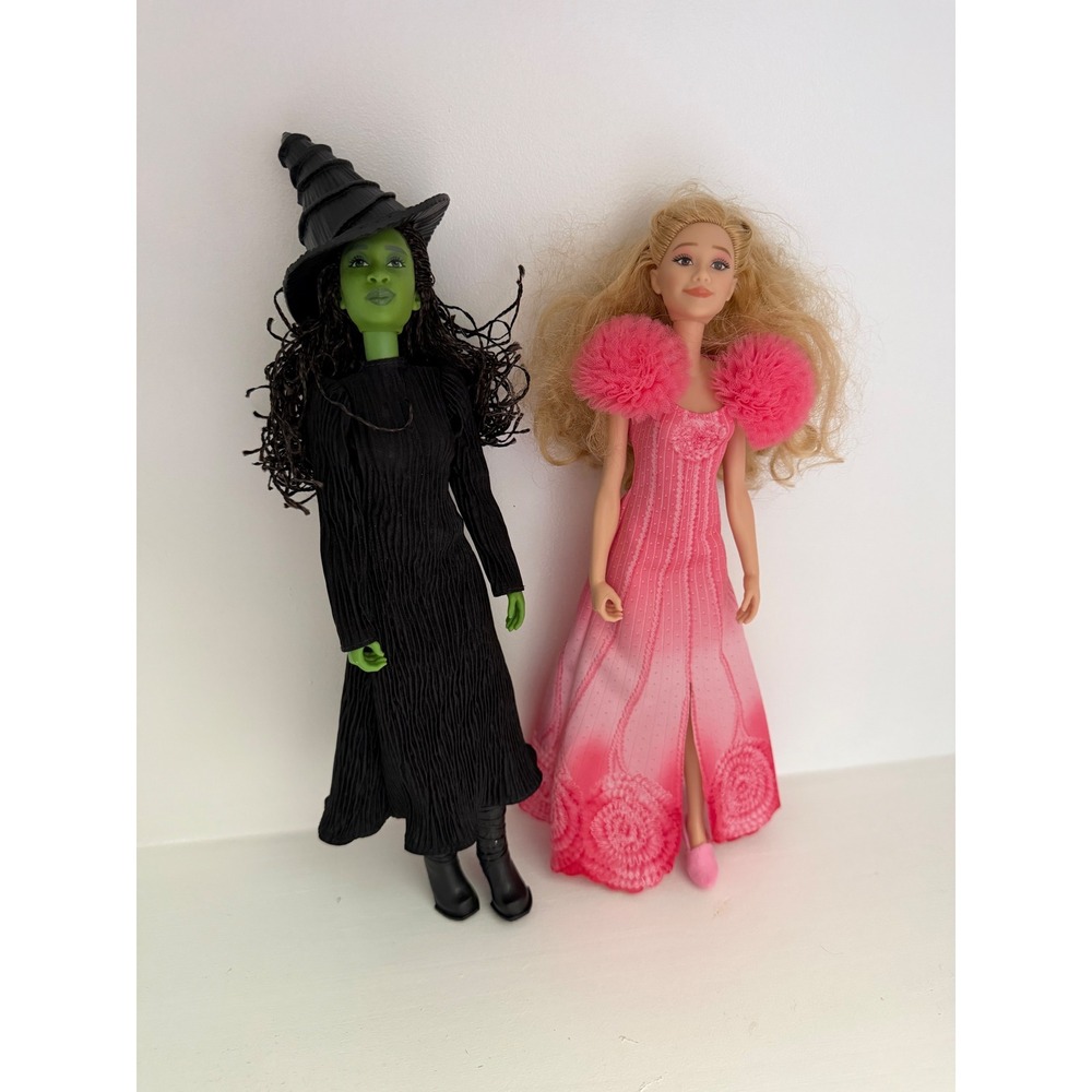Wicked Singing Glinda and Elphaba Dolls Set